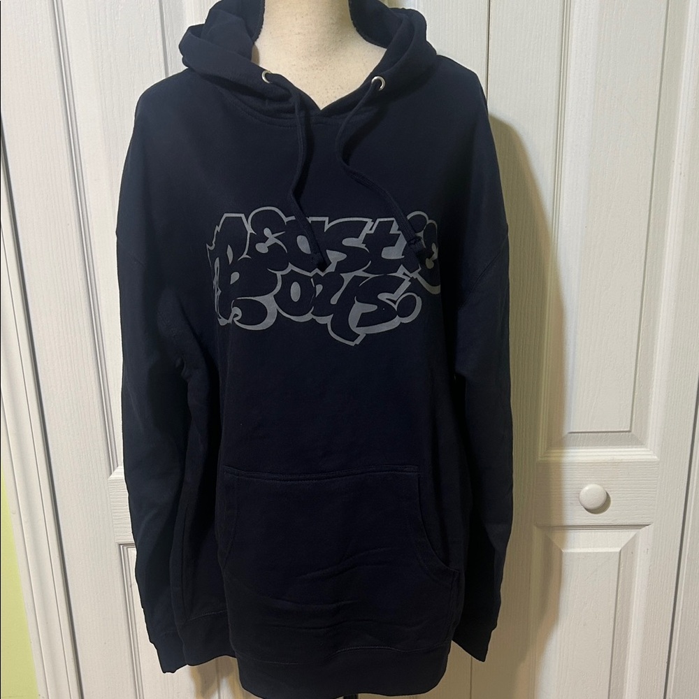 Beastie Boys Graffiti Logo Navy Hoodie. NWOT